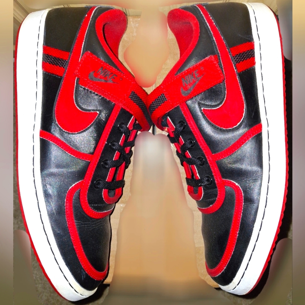 RARE Nike Vandal Low Size 14 Black Red White Bred